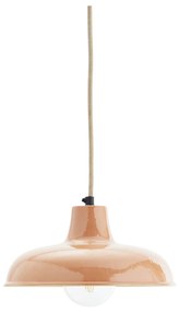 MADAM STOLTZ Smaltovaná stropná lampa Orange