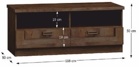 TV stolík/skrinka Tureis Typ T11. Vlastná spoľahlivá doprava až k Vám domov. 779431