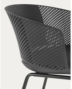 Čierne jedálenské stoličky v súprave 4 ks Yeray – Kave Home