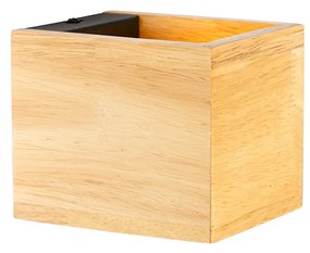 Rustikálna nástenná lampa z dubového dreva - Transfer