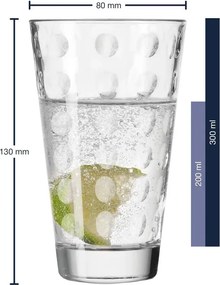 Leonardo pohár Optic 300 ml 6 ks