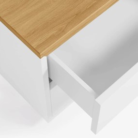Nočný stolík lenbia 53 x 44 cm biely MUZZA