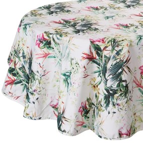 Dekorstudio Vodeodolný okrúhly obrus GARDEN 31E - biely 150 cm
