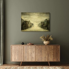 Obraz westernového mestečka (90x60 cm)