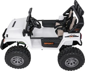 Elektrické autíčko Extreme Sport 4x4 biele