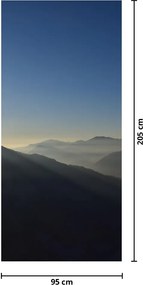 Fototapeta na dvere - Nad vrcholkami hôr (95x205cm)