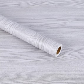 Samolepiaca fólia v roli dub strieborná sivá 1,22x50m