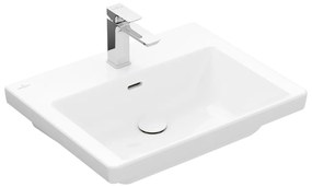 Villeroy & Boch Subway 3.0 - Umývadlo 600x470 mm, s prepadom, alpská biela 4A706001