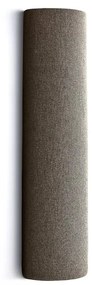 Akustický panel POLY, polovičný valec, Ø280x1000 mm, nástenný, hnedá