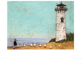 Umelecká tlač Sam Toft - Seven Sisters And A Lighthouse, (50 x 40 cm)