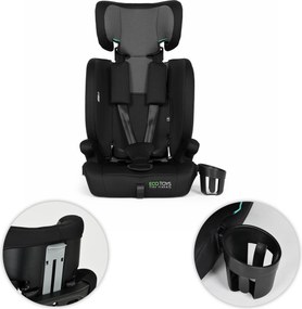 Detská autosedačka pre deti s výškou 76–150 cm, R129, držiak na nápoje ECOTOYS