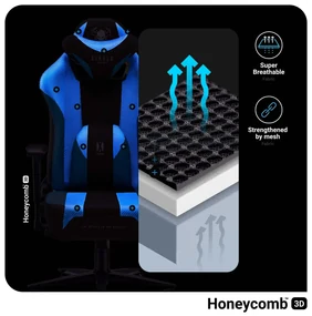 Látkové herné kreslo Diablo X-Player 2.0 King Size, Frost Black/ čierne