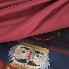 VIANOČNÉ OBLIEČKY Z MIKROVLÁKNA PETER 160X200 CM, 2KS 70X80 CM VZOROVANÉ