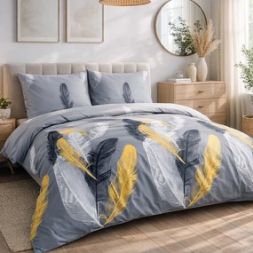 SATÉNOVÉ OBLIEČKY SATYNLOVE 200X220 CM, 2KS 70X80 CM VZOROVANÉ