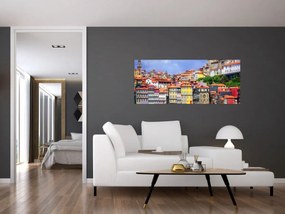 Obraz - Ribeira, Portugalsko (120x50 cm)
