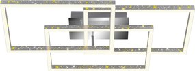 XXXLutz STROPNÉ LED SVIETIDLO, 80/49,5/13 cm - Interiérové svietidlá - 004474007401