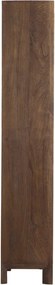 Knižnica z mangového dreva v prírodnej farbe 48x190 cm Sondrio – Light &amp; Living