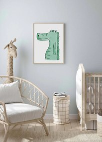 Detský plagát Krokodíl (gramáž 350g/m2)