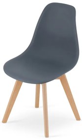 Set dvoch jedálenských stoličiek KITO bridlicový (2 ks)