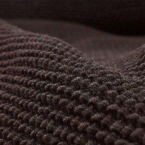 Super strečové poťahy NIAGARA čokoládová kreslo ušiak (š. 70 - 95 cm)