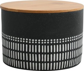 Čierny kúpeľňový organizér na vatové tampóny z polyresínu Yuma – Spirella