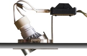 Moderné zapustené bodové svetlo oceľové naklápateľné sada 10 - Edu