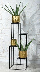 STOJAN NA KVETINÁČ KASKADA1 110X40X40 CM ČIERNA