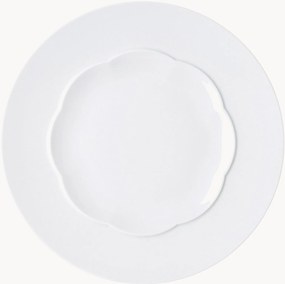 Porcelánové plytké taniere Sonetto, 6 ks