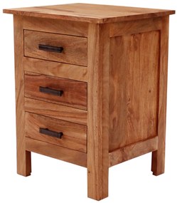 furniture-nabytek.cz - Masívny nočný stolík z dreva palisander 45x40x60