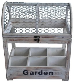 Drevený stojan na kvety (výška 39 cm) – Garden Pleasure