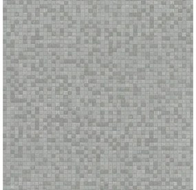 Vliesová tapeta Platinum, motív dlažby, sivá 10,05 x 0,70 m