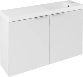 Sapho Sapho, LATUS X umývadlová skrinka 78,8x50x22cm, biela, LT110-SET01