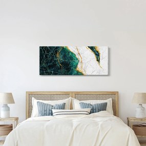 Obraz - Tyrkysový mramor (120x50 cm)
