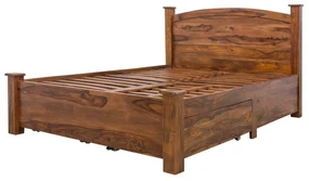 furniture-nabytek.cz - Posteľ z masívu 180x200 s úložným priestorom