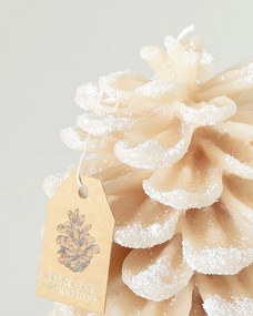 Sviečka Pine Frost II 13x13x15 cm