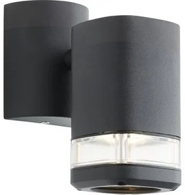 Vonkajšie nástenné svietidlo Lalumi JANDY IP44 GU10 18W čierne