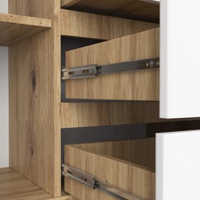 Komoda Inbia K 160 cm dub artisan/biela