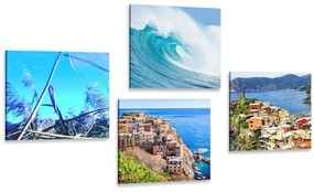 Set obrazov pre milovníkov mora - 4x 60x60