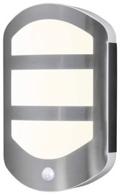 Ledvance - LED Vonkajšie nástenné svietidlo so senzorom PLATE LED/12,5W/230V IP44