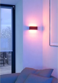 Eglo 901956 - LED RGBW stmievateľné vonkajšie nástenné svietidlo SANIA-Z LED/10W/230V IP55 čierne