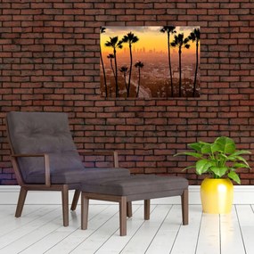 Obraz - Panorama Los Angeles (70x50 cm)