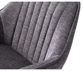 Tmavosivá barová stolička s nastaviteľnou výškou Nolan – Unique Furniture