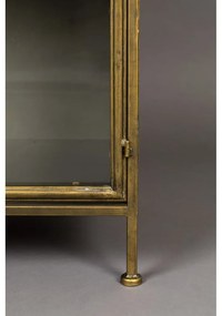 Kovová vitrína v zlatej farbe 64x184 cm Gertlush – Dutchbone