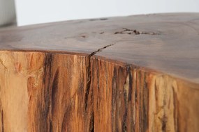 Príručný stolík PURE 30 cm masívne akáciové drevo