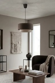 Brilagi - LED Luster na lanku BOHO ECO 1xE27/10W/230V pr. 40 cm hnedá/krémová