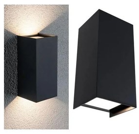 Paulmann 94325 - 2xLED/6,5W IP44 Vonkajšie nástenné svietidlo FLAME 230V