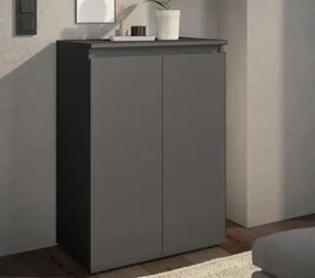 Skrinka 2-dverová Brest, 60 cm, antracitová%
