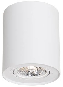Moderné stropné bodové svetlo biele otočné a sklápateľné AR70 - Rondoo Up