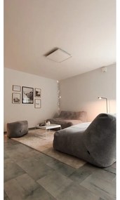 Tmavosivý menčestrový sedací vak Sofa Tube 160 – SLOWDOWN