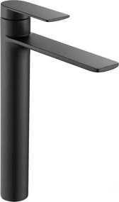 Mexen Zero, vysoká umývadlová batéria h-297, čierna matná, 71110-70